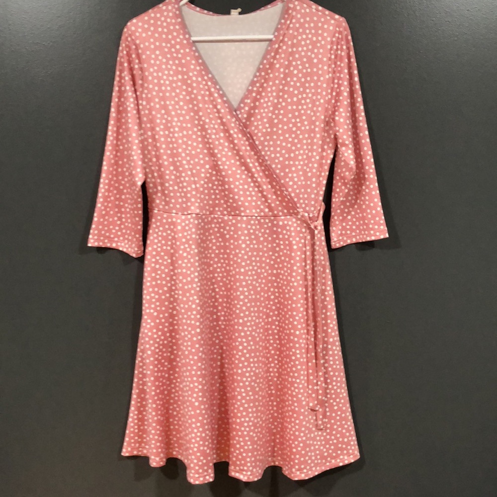 CHARMYI Wrap Dress for Women’s Casual V Neck NWT